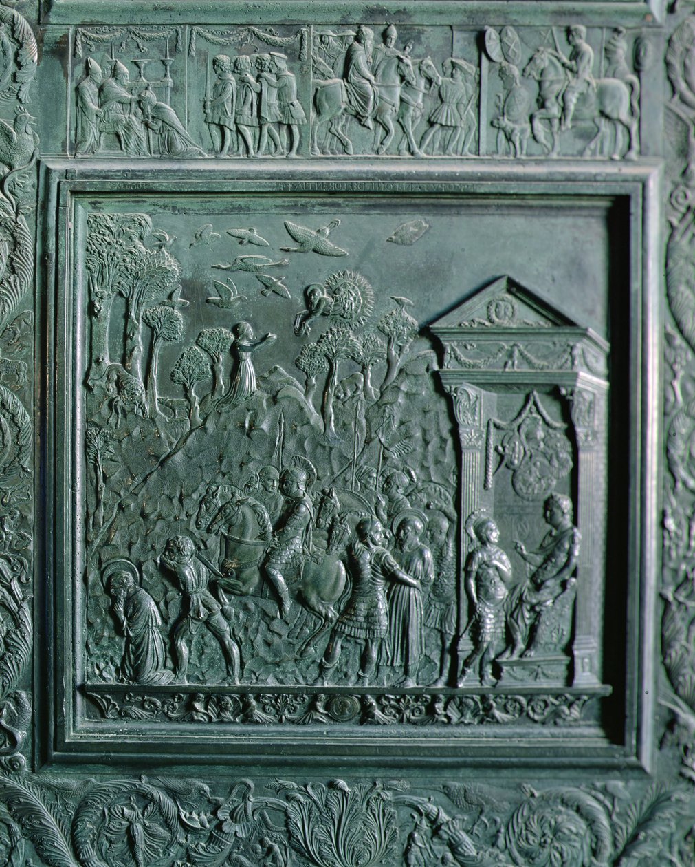La Decapitación de San Pablo, detalle de la 