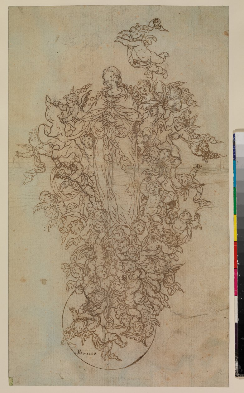 Virgen de la Inmaculada Concepción (anverso) de Antonio García Reinoso