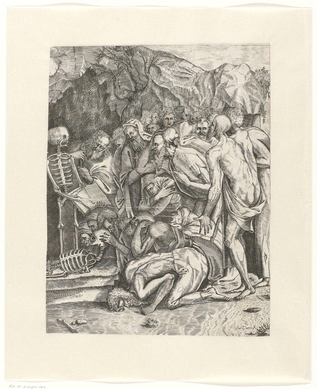 alegoría de la muerte de Antonio Gucci