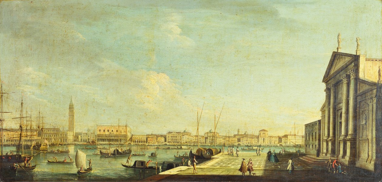 El Bacino di San Marco, Venecia (óleo sobre lienzo) de Antonio Joli