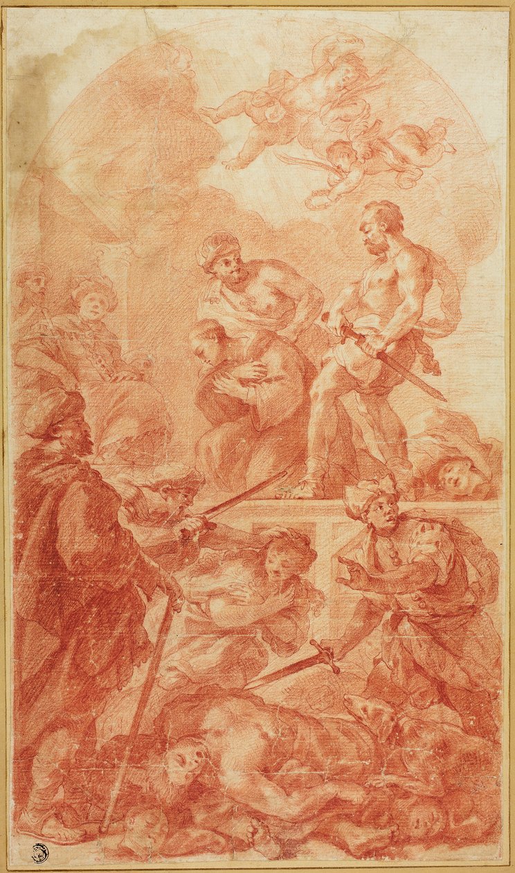 Escena de martirio de Antonio Molinari