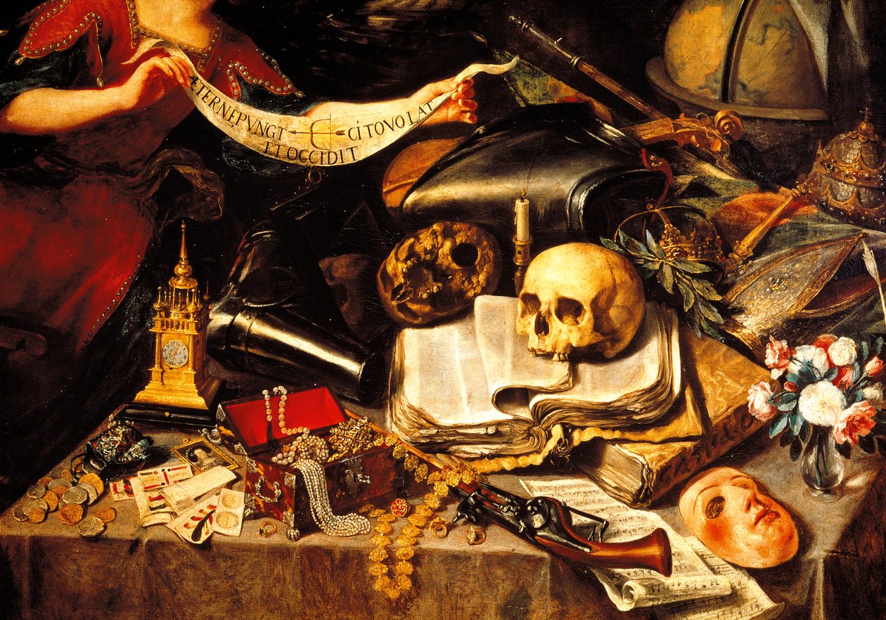 Iluminación de la vida (detalle) de Antonio Pereda y Salgado