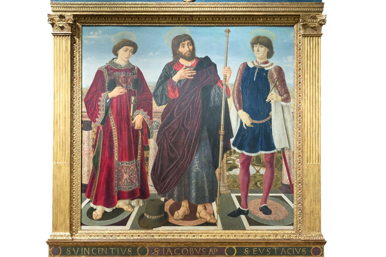 San Vicente, Santiago y San Eustaquio de Antonio Pollaiolo