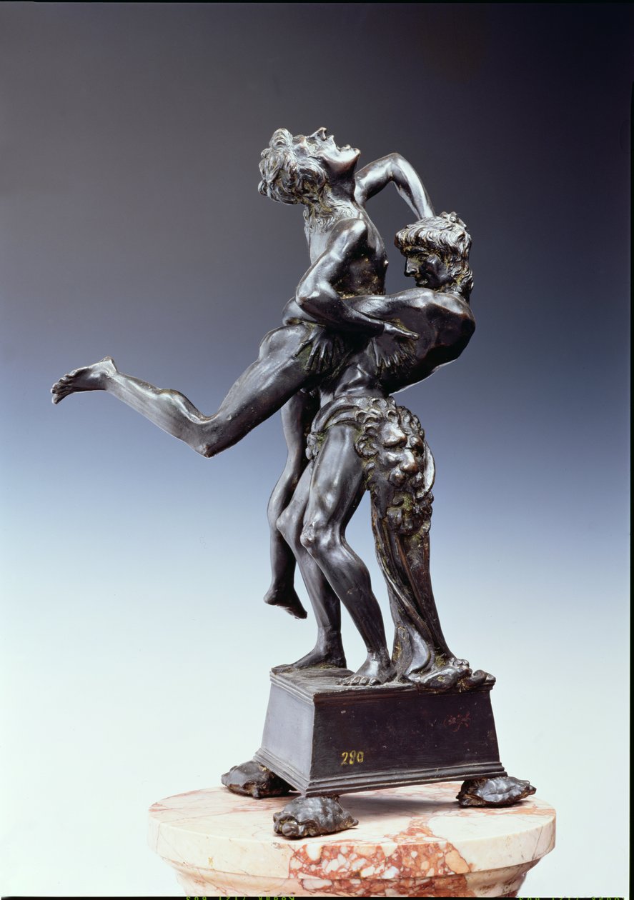 Hércules y Anteo, c.1475-80 (bronce) de Antonio Pollaiuolo