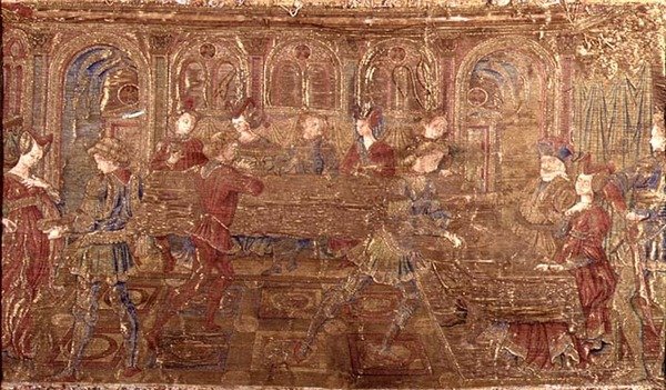 La condena de Herodes (tapiz) de Antonio Pollaiuolo