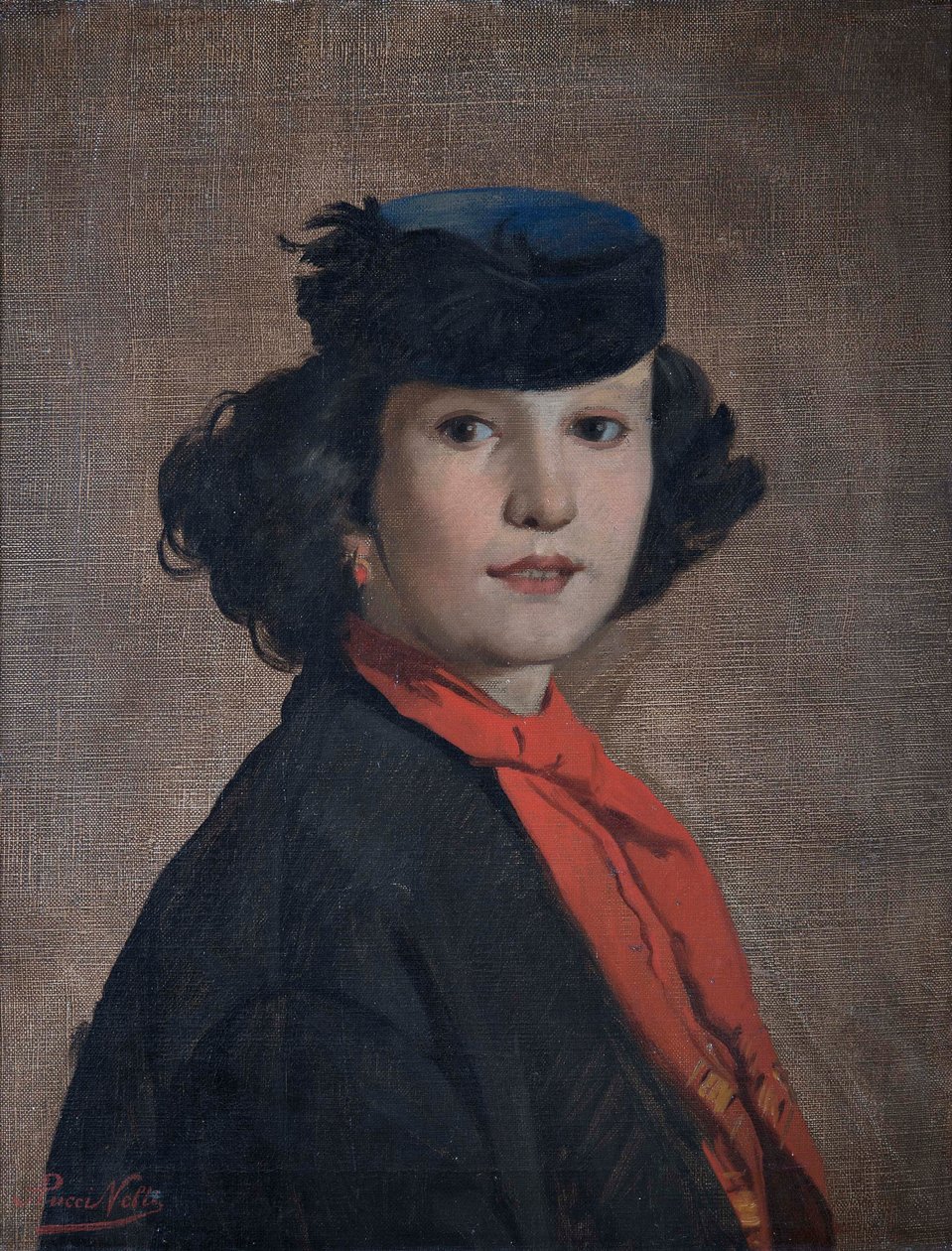 Retrato de Nerina Badioli de Antonio Puccinelli