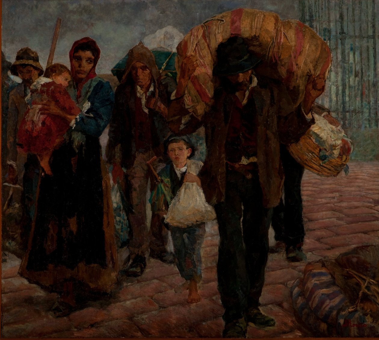 Los emigrantes | Antonio Rocco | Impresión de arte