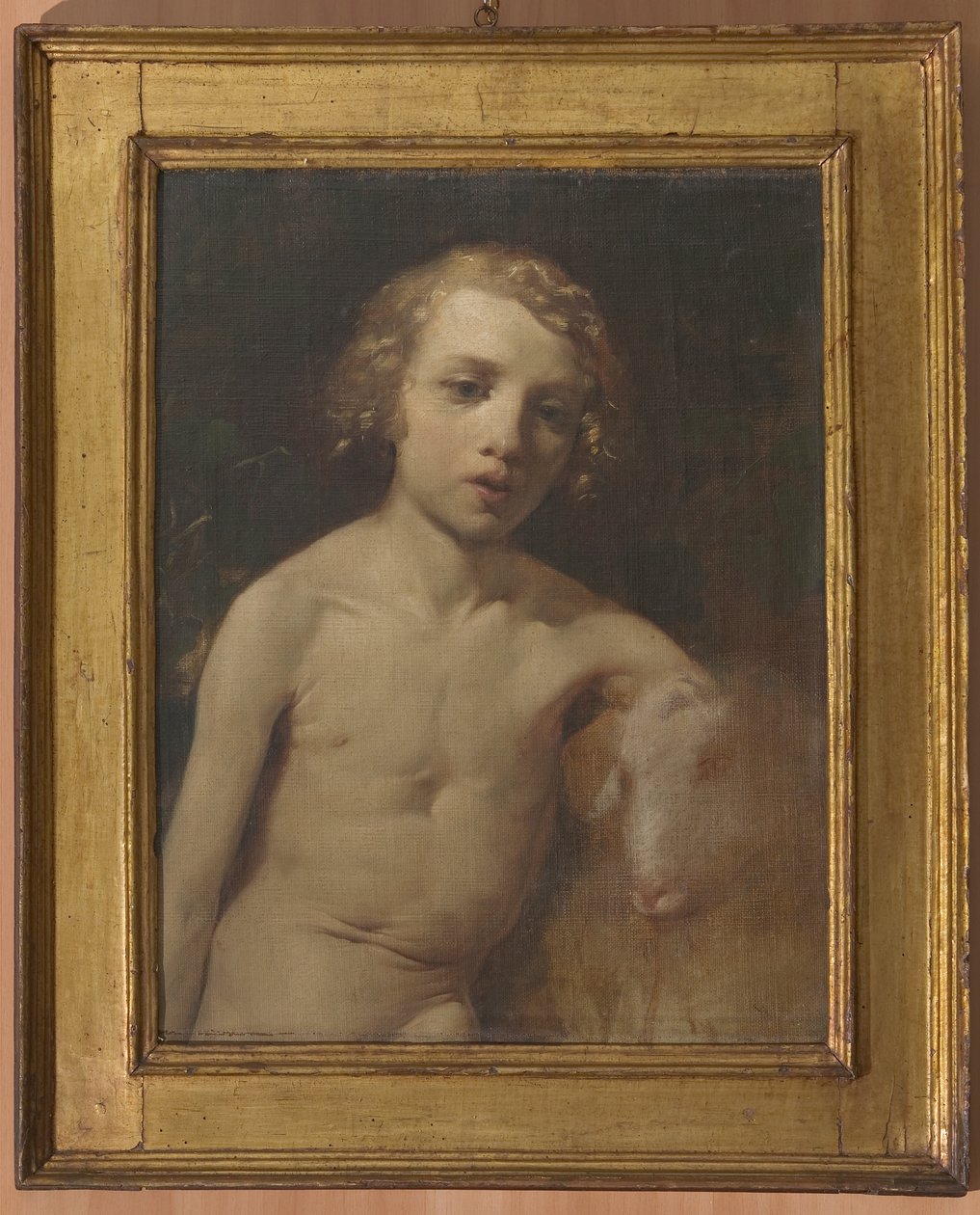 San Giovannino (San Juan Niño) (óleo sobre lienzo) de Antonio Simonazzi