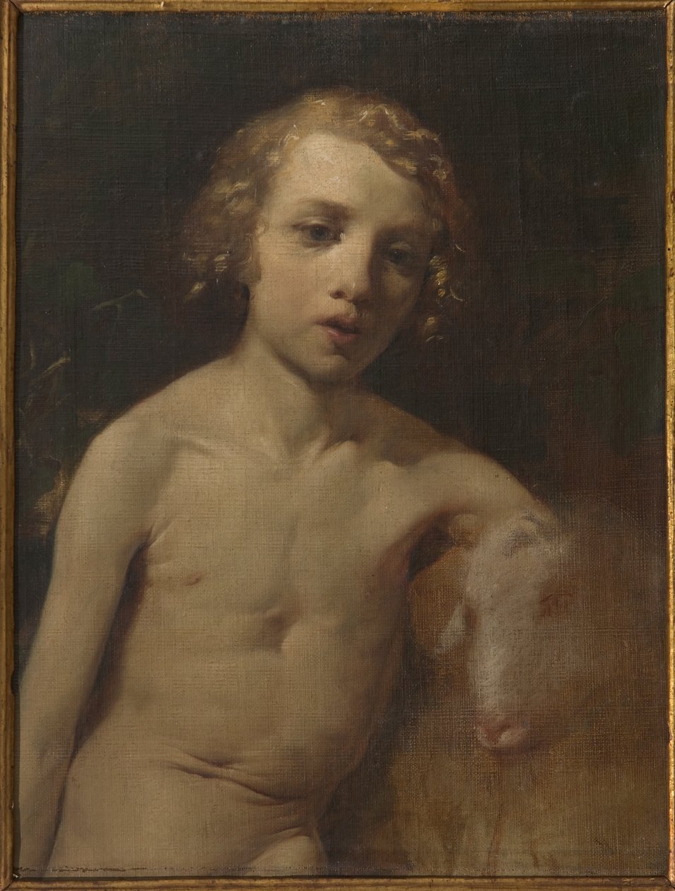 San Giovannino (San Juan Niño) (óleo sobre lienzo) de Antonio Simonazzi