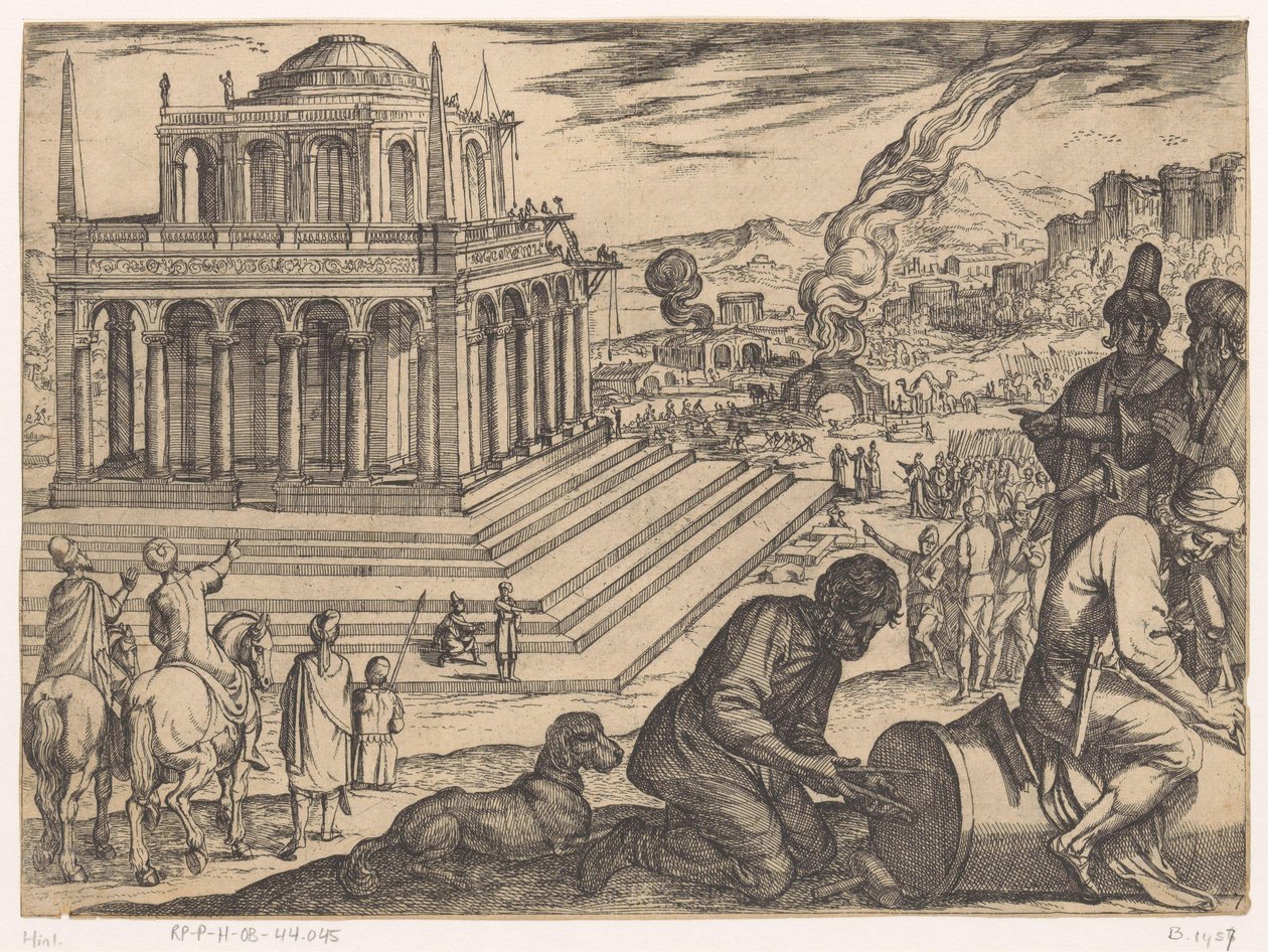 Mausoleo de Halicarnaso de Antonio Tempesta