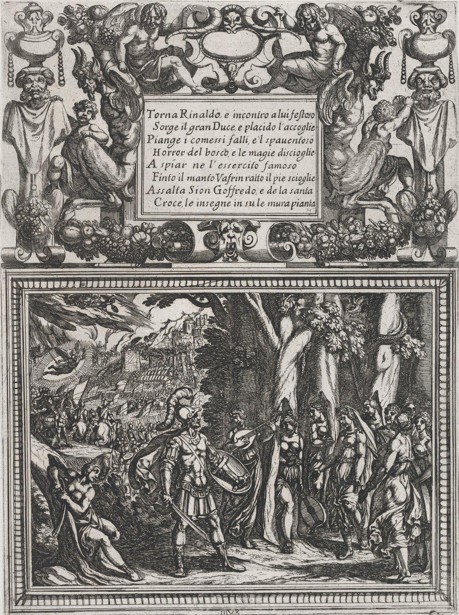 Placa 18: Ilustración del Canto XVIII, de 