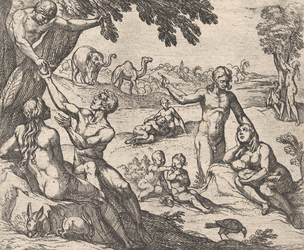 Placa 3: La Edad de Oro Aetas aurea, de 