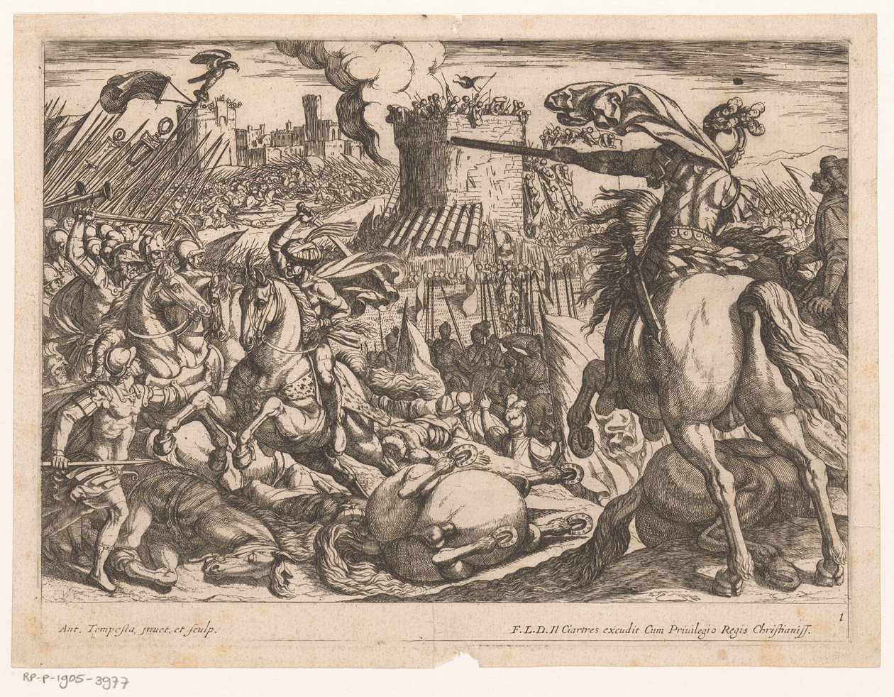 lucha ecuestre de Antonio Tempesta
