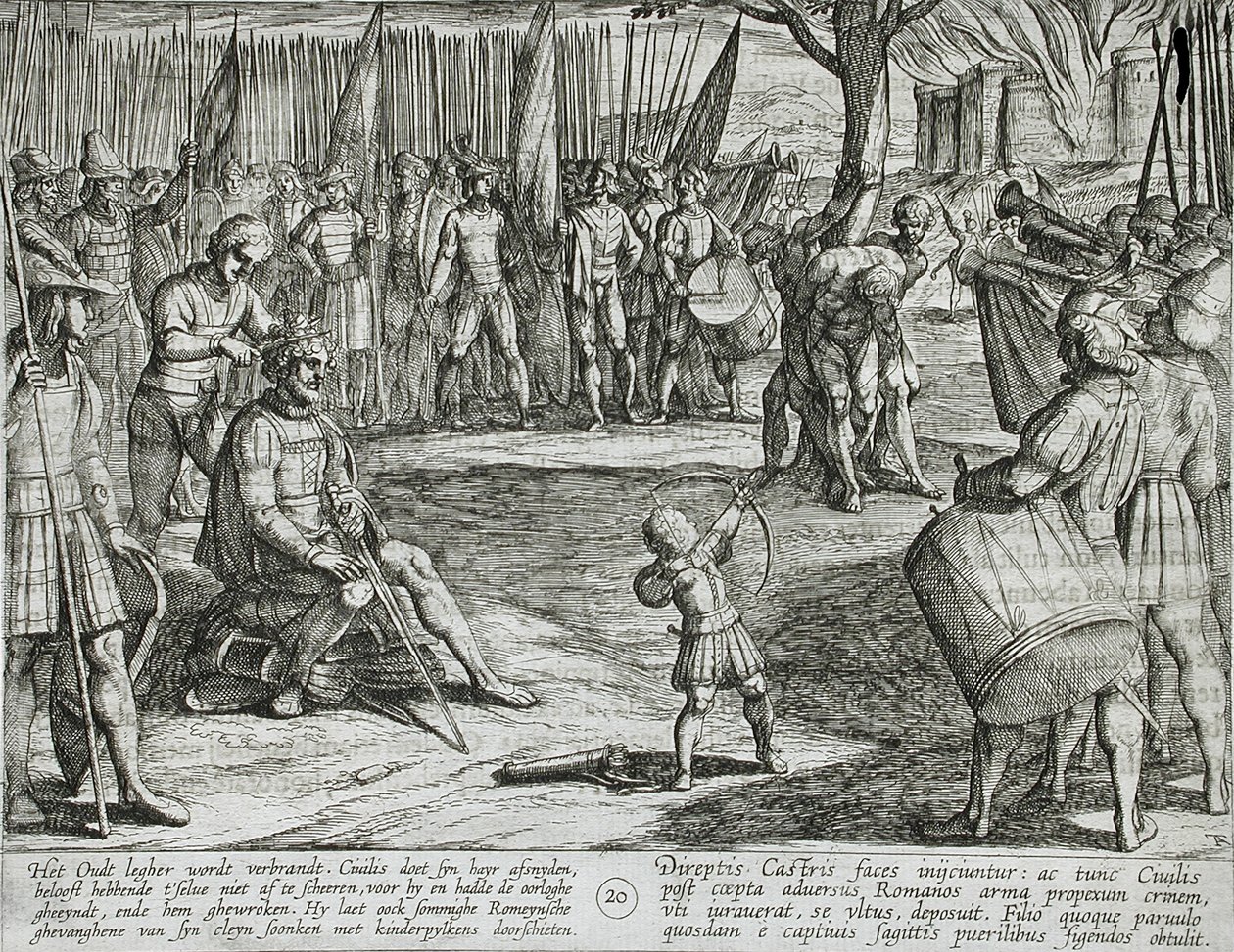 El incendio de la antigua fortaleza de Antonio Tempesta