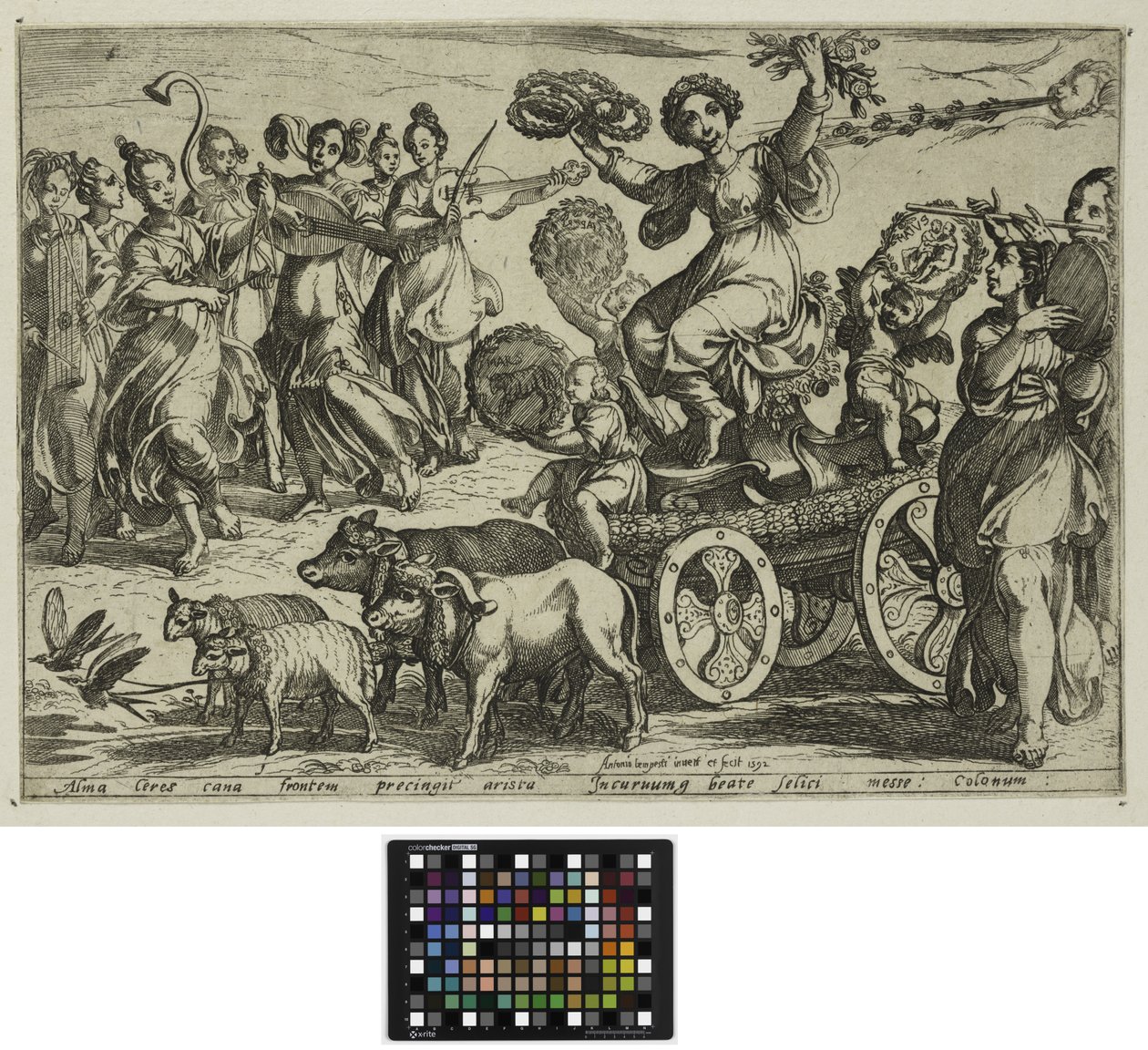 Las Cuatro Estaciones: Primavera, 1592 de Antonio Tempesta