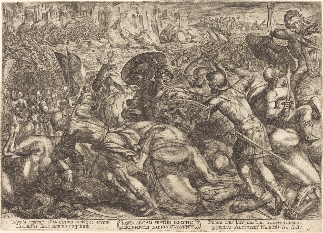 La toma de la ciudad de Jericó de Antonio Tempesta