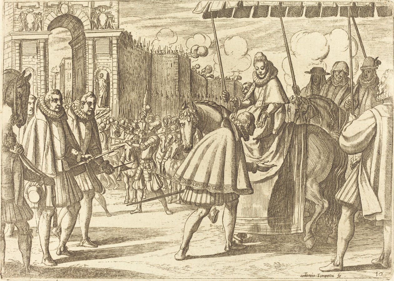 Entrada triunfal de Margarita de Austria de Antonio Tempesta