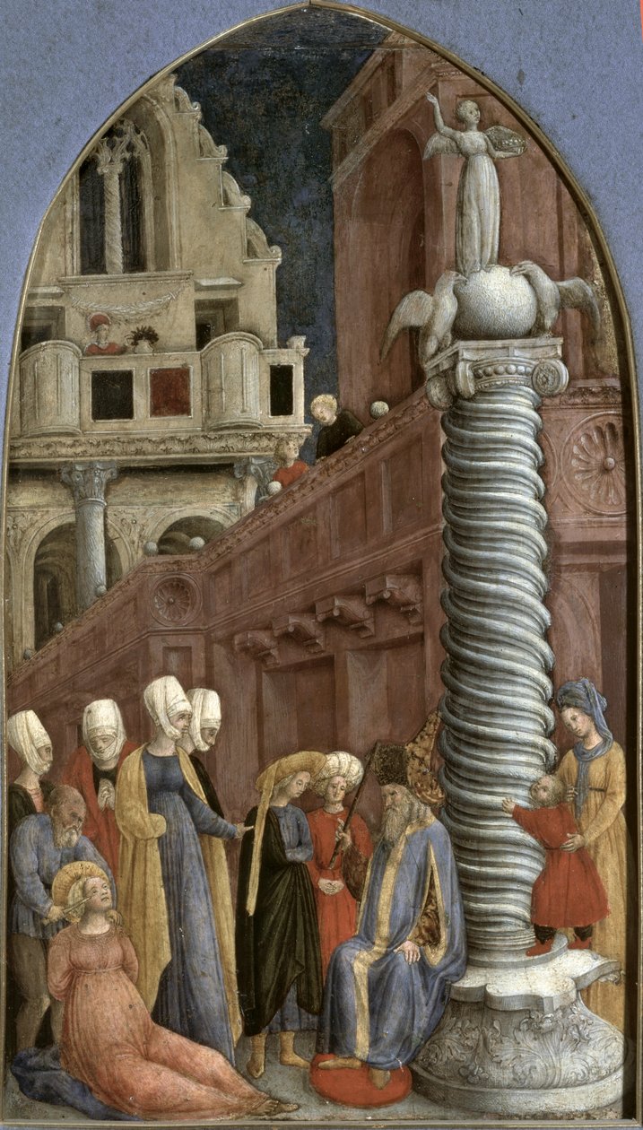 Martirio de Santa Lucía de Antonio Vivarini