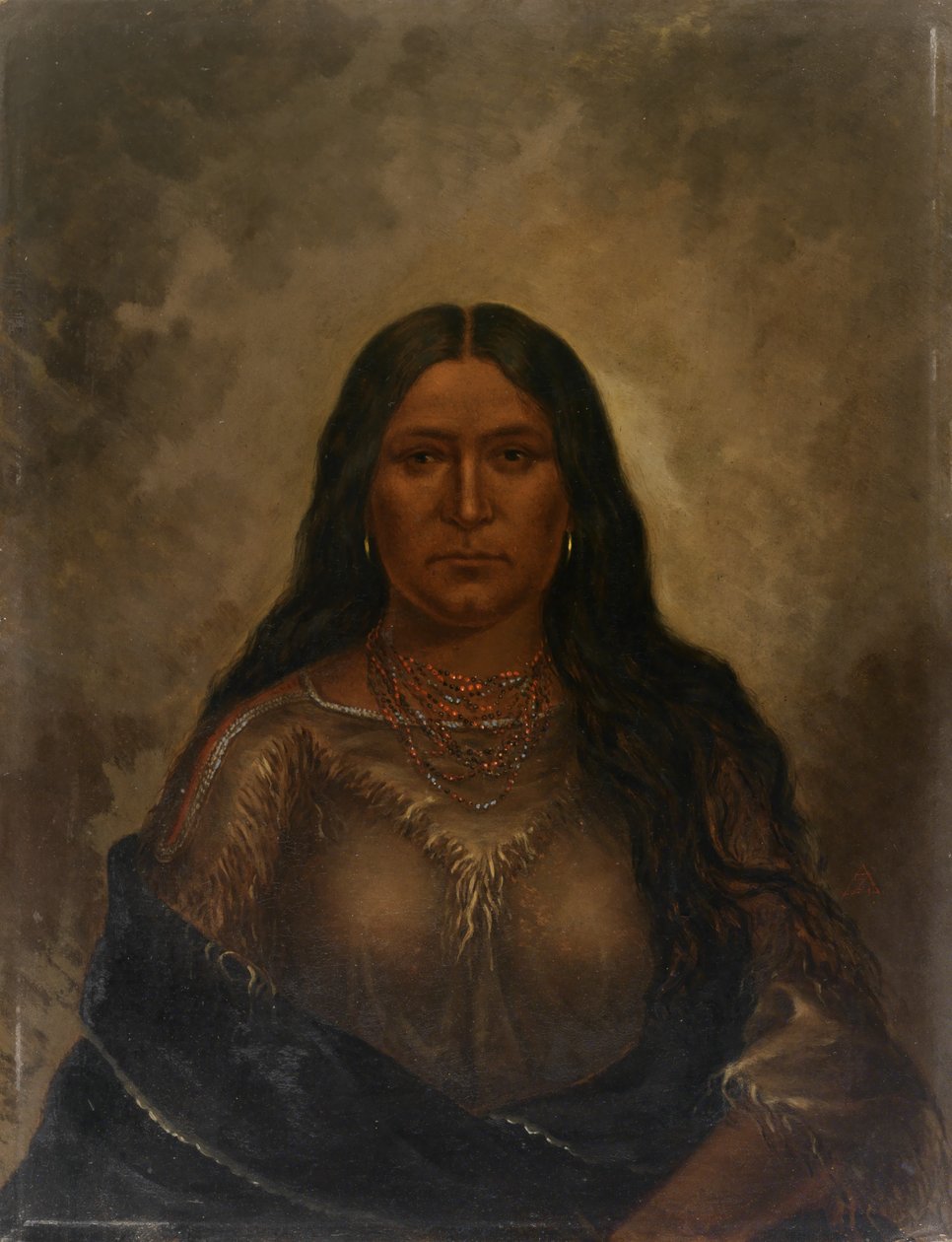 Chan-ku-wash-te-mine Buena Mujer del Camino, ca. 1887 de Antonio Zeno Shindler
