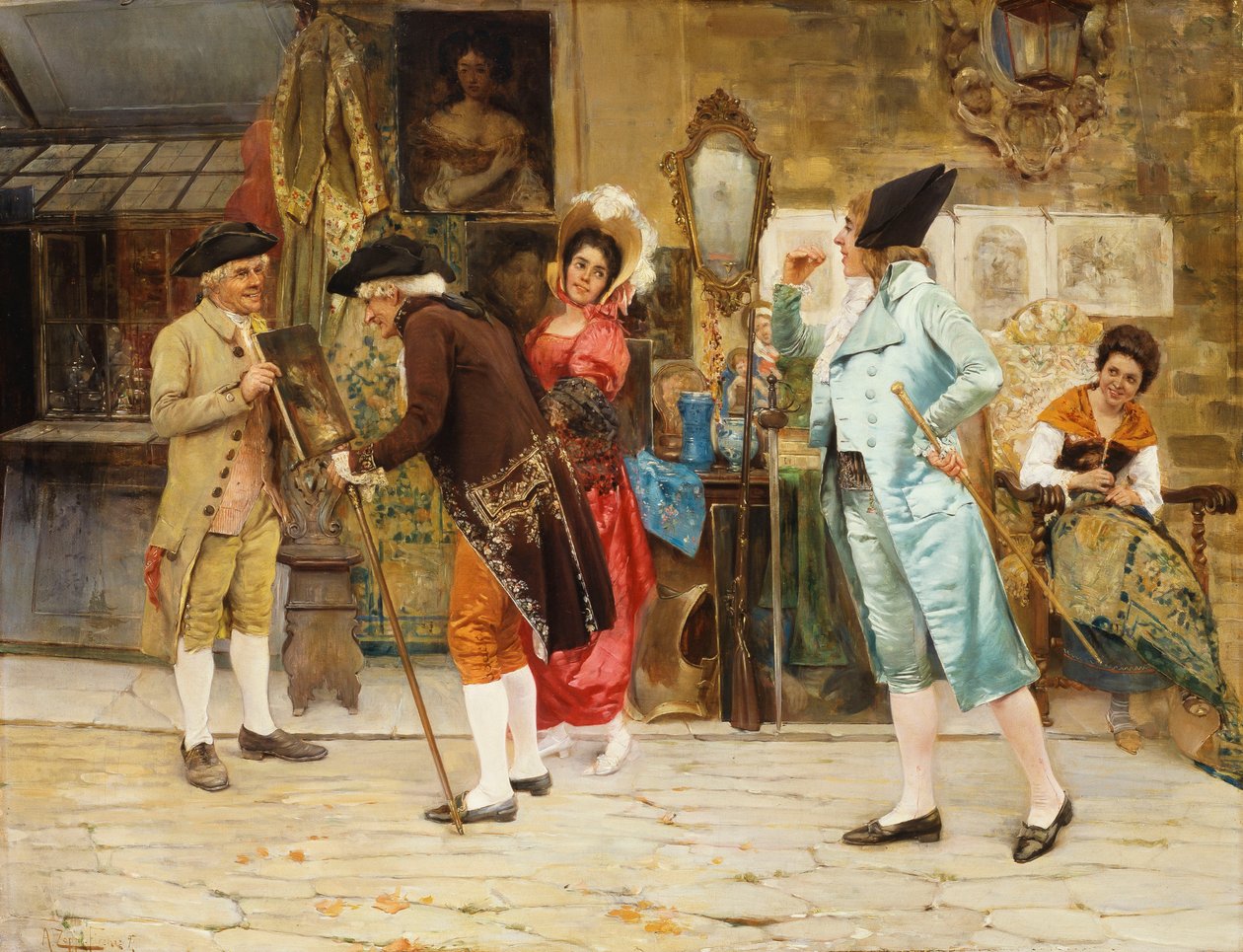 La vieja tienda de curiosidades, 1892 de Antonio Zoppi