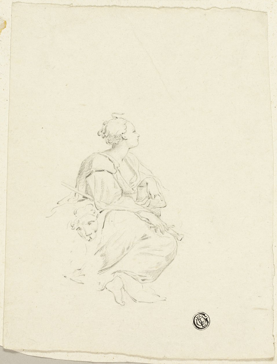 Virtudes cardinales o Santa Eufemia de Antonio da Correggio