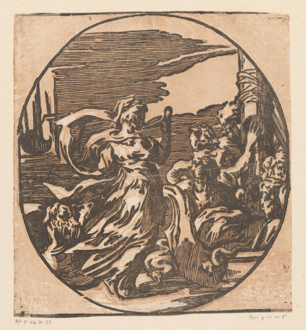 circe bebiendo de Antonio da Trento (possibly)