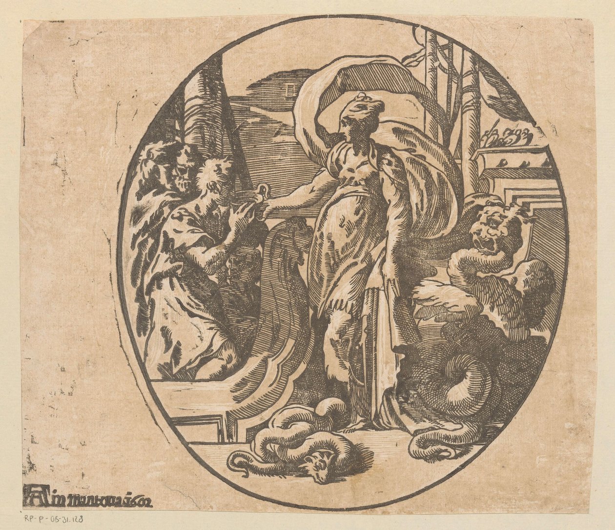 Odiseo en la isla de Circe de Antonio da Trento (possibly)