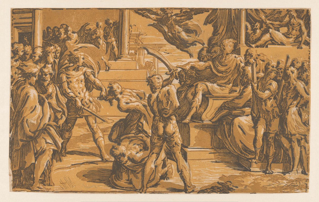 Martirio de los Santos Pedro y Pablo de Antonio da Trento