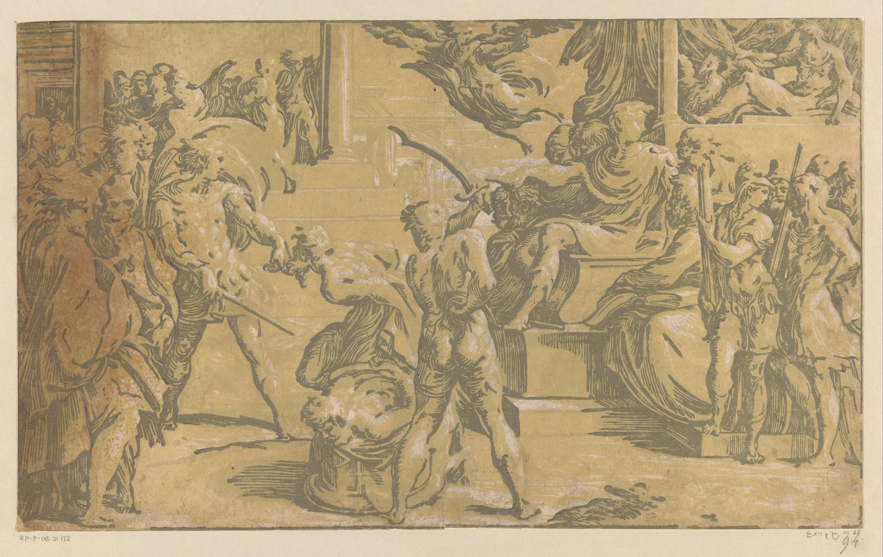 Martirio de los Santos Pedro y Pablo de Antonio da Trento