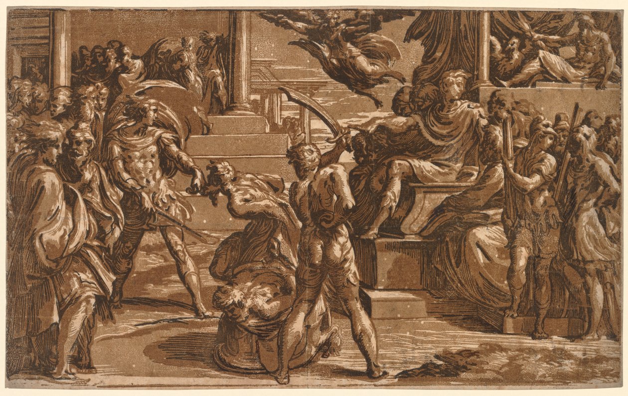 El martirio de San Pedro y San Pablo de Antonio da Trento