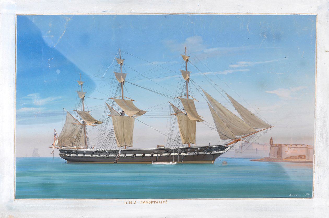 Buque de vapor asistido a vela HMS 