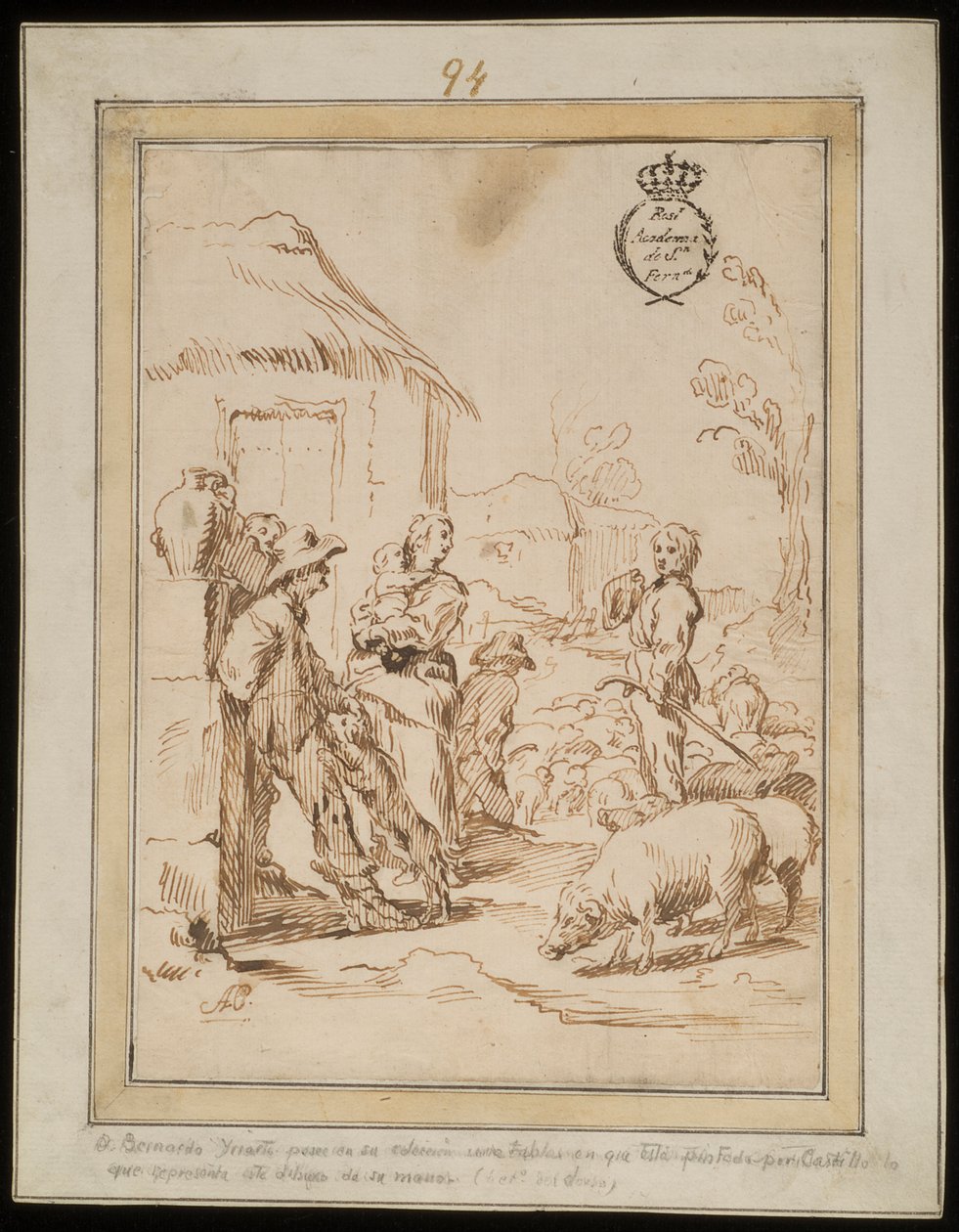 Escena de pastores de Antonio del Castillo y Saavedra