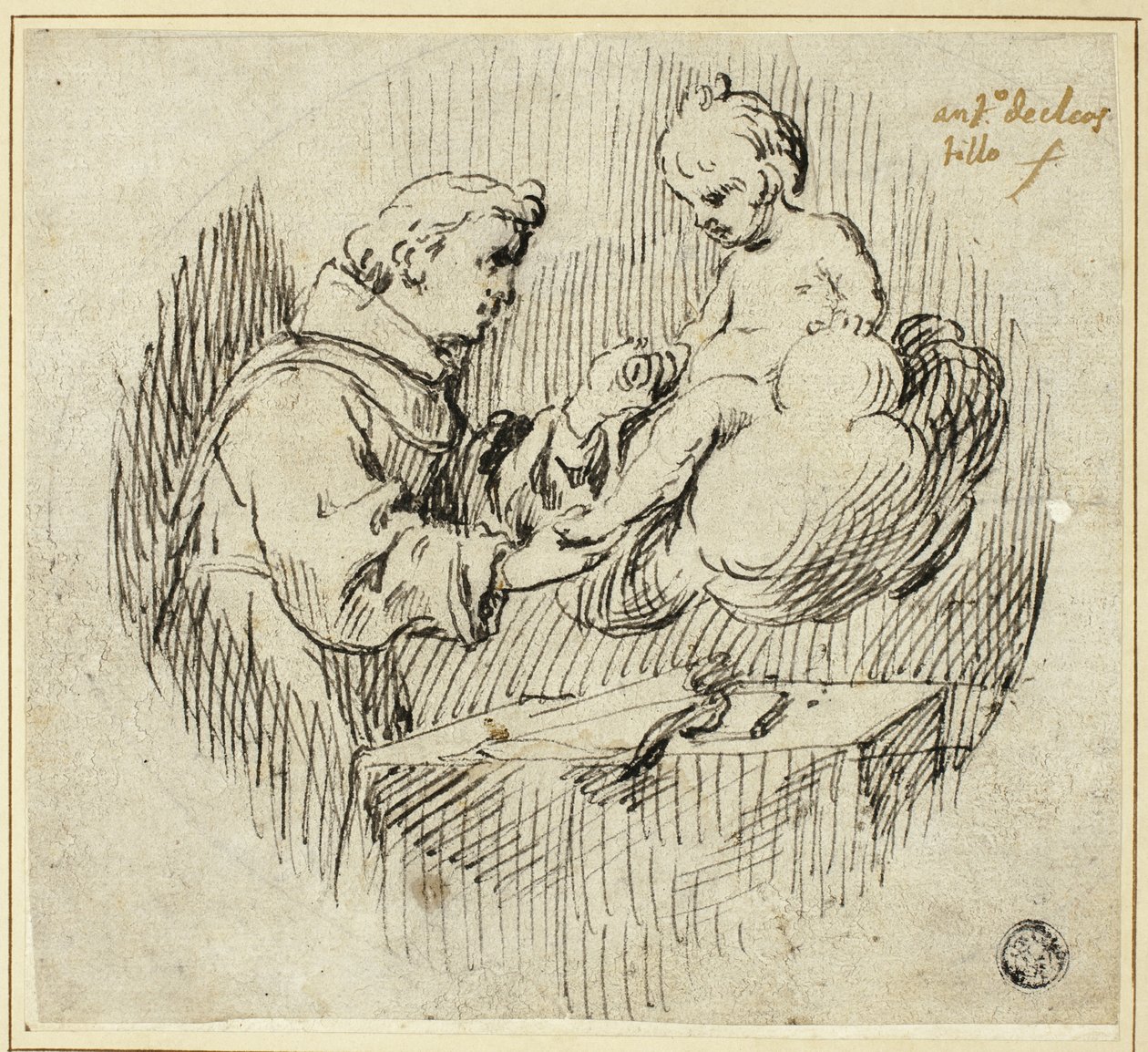 San Antonio de Padua con el Niño Jesús de Antonio del Castillo y Saavedra