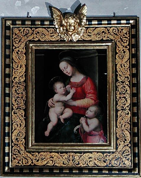 Madonna y el Niño con San Juan Bautista de Antonio del Ceraiolo