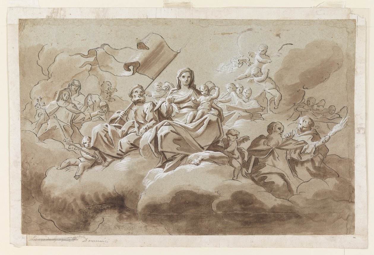 La Virgen y el Niño rodeados de santos de Antonio di Dominici