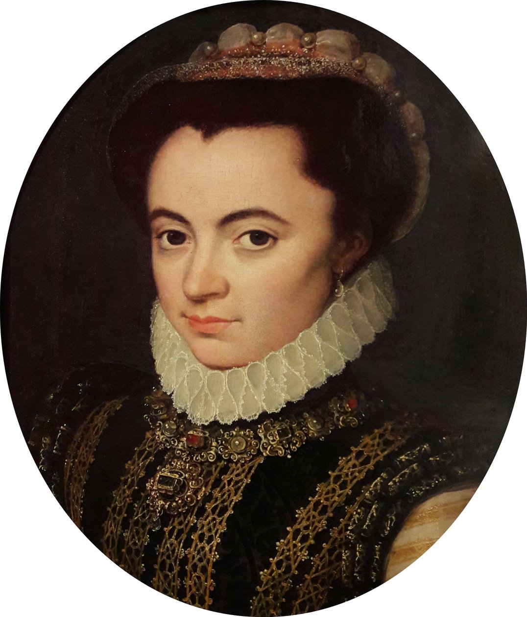 Retrato de María de Portugal, Duquesa de Parma (1538-1577) de Antonis Mor