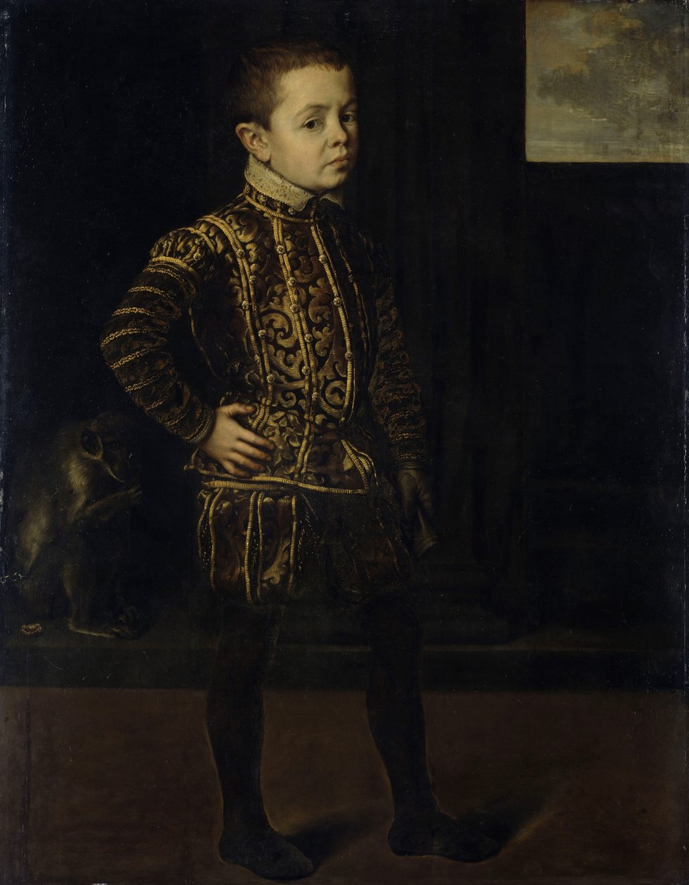 Holandés: Retrato de un niño Retrato de un joven príncipe de Antonis Mor