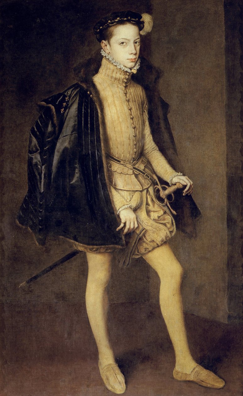 Retrato de Alessandro Farnese 1545-1592, Duque de Parma, 1557 de Antonis Mor