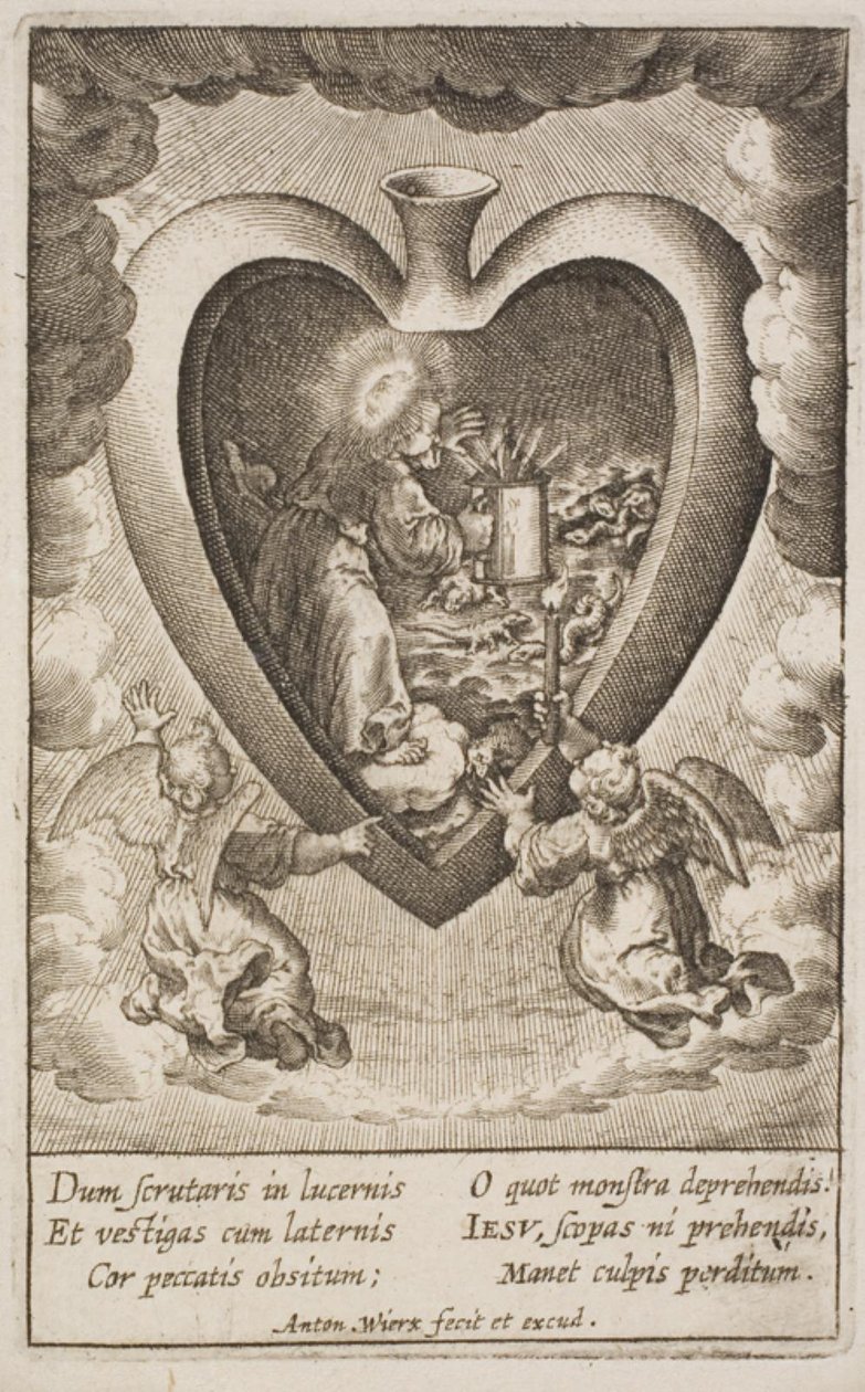 Cor Jesu amanti sacrum de Antonius Wierix
