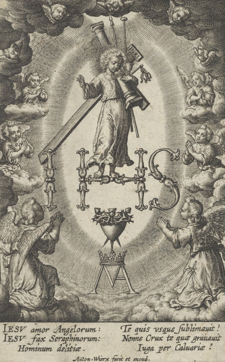 Monograma sagrado de Antonius Wierix