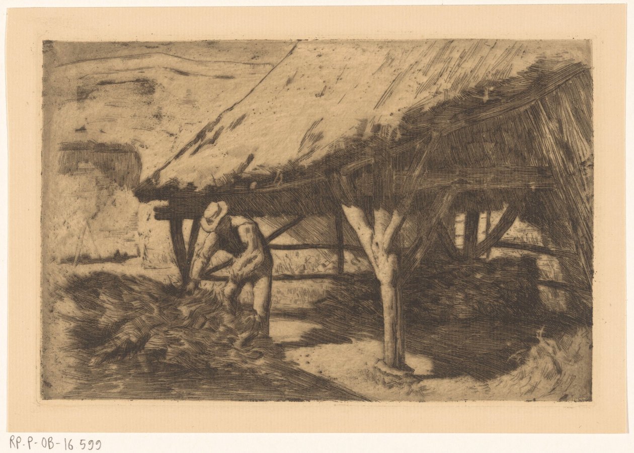 Granja con pajar (título original) de Antoon Derkinderen