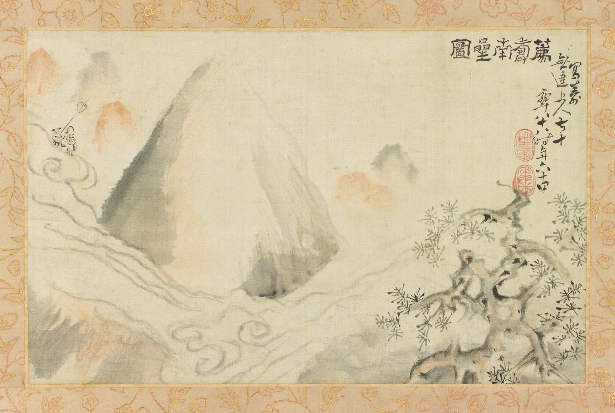 Estrella del sur, dadora de larga vida de Aoki Mokubei