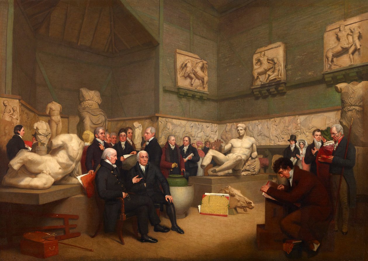 Los Síndicos en la Sala Temporal Elgin, 1819 de Archibald Archer