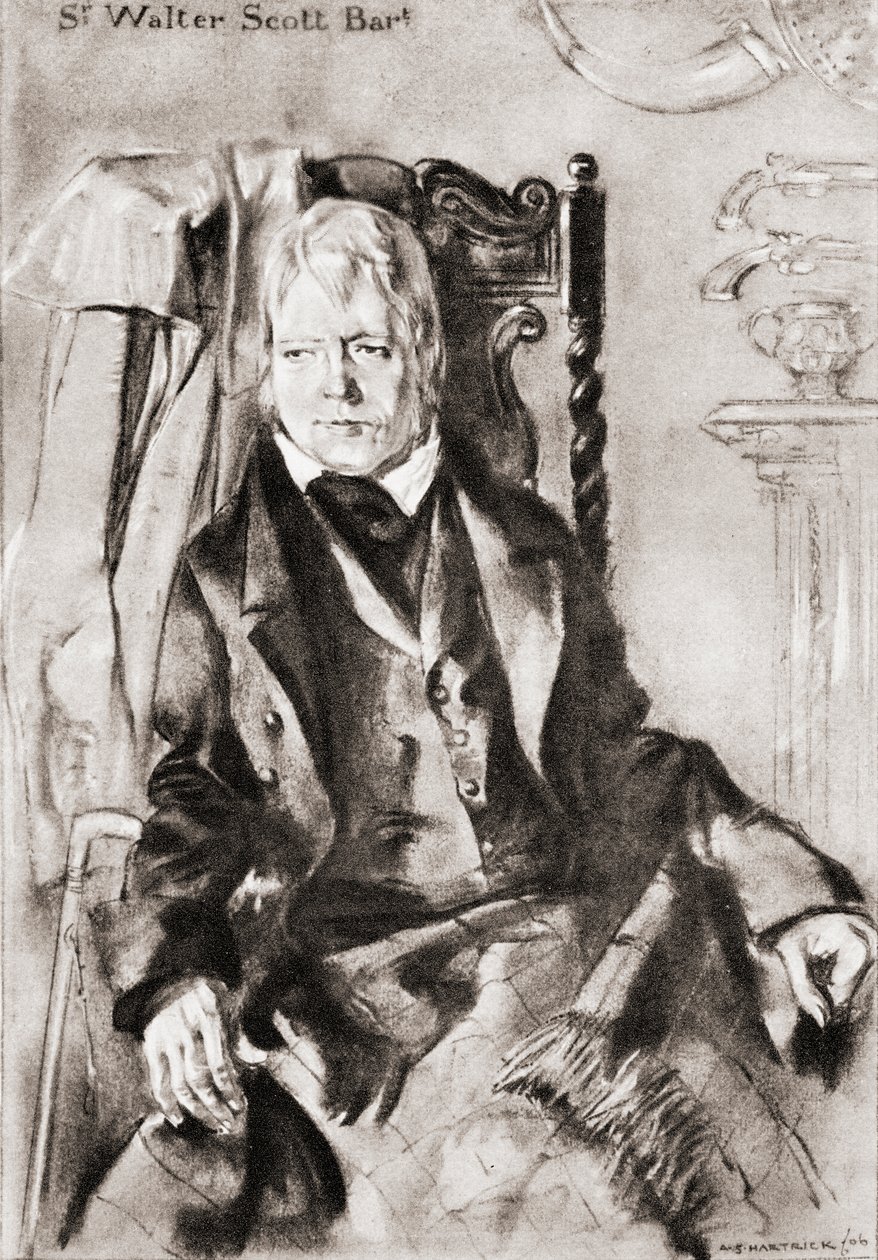 Sir Walter Scott de Archibald Standish Hartrick