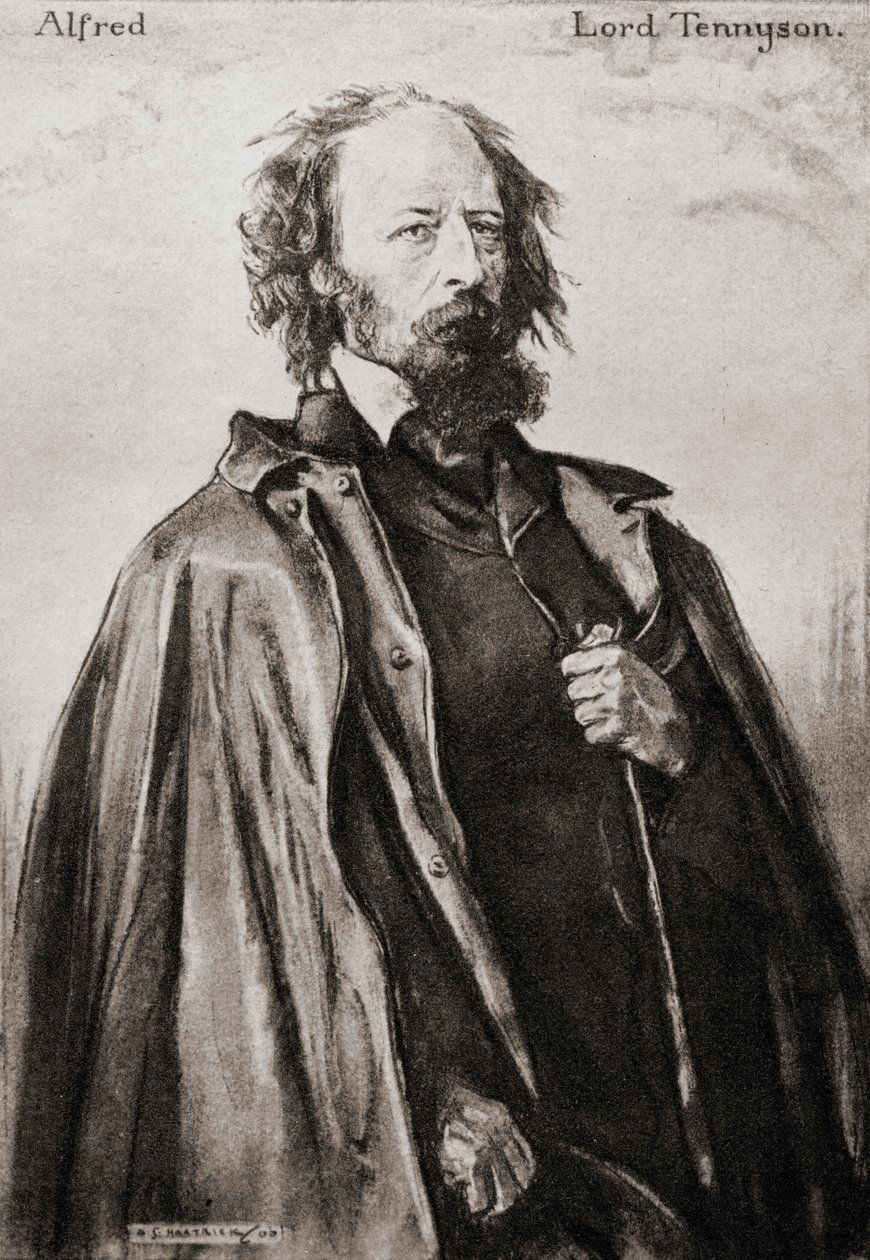 Tennyson (de Aldworth y Freshwater) Alfred Tennyson de Archibald Standish Hartrick
