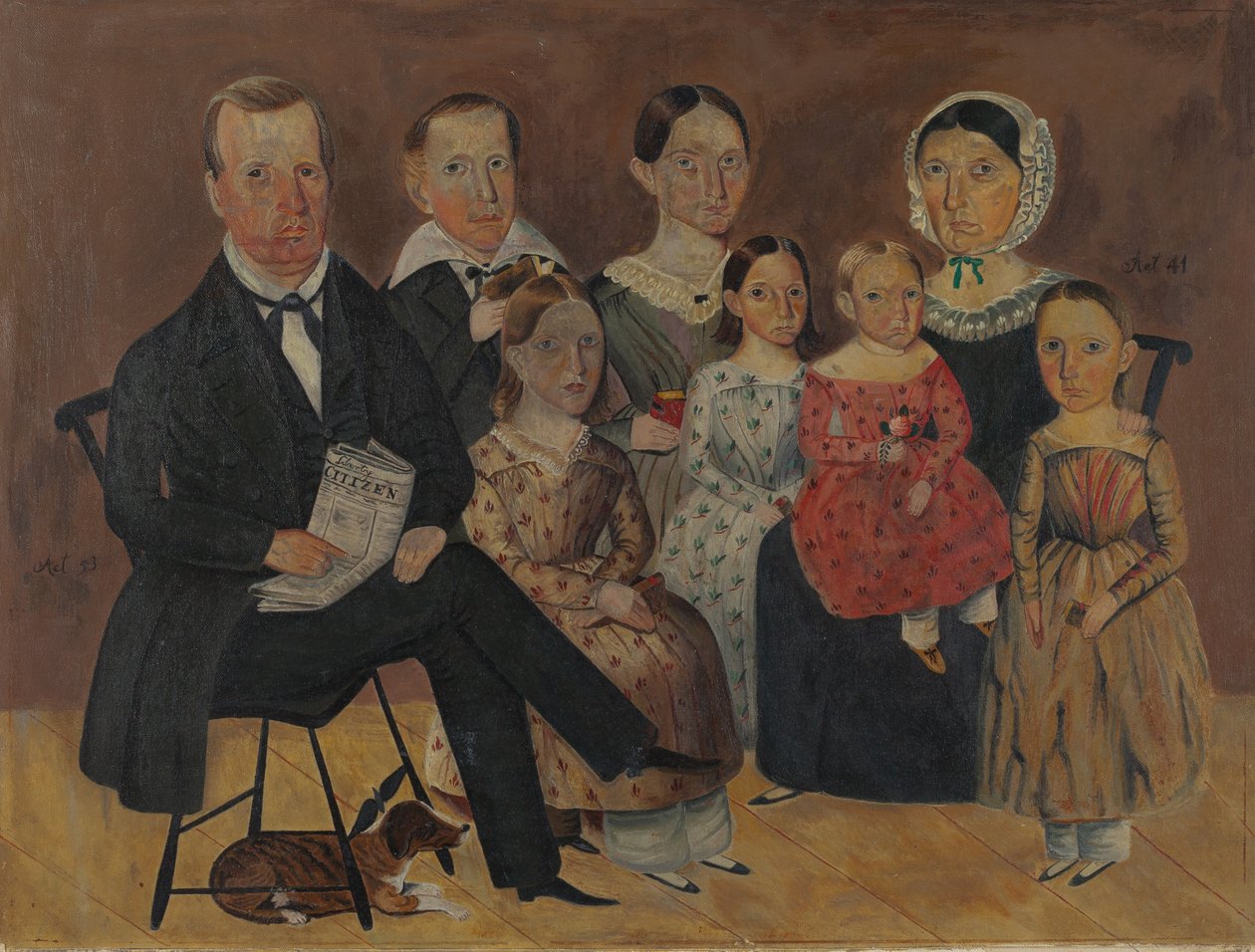 Retrato de familia de John J. Wagner de Archie Thompson