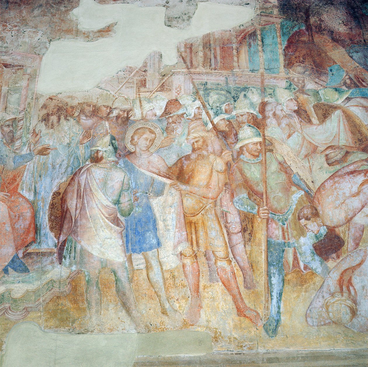San Ephysius condenado, c.1390 de Aretino Luca Spinello or Spinelli