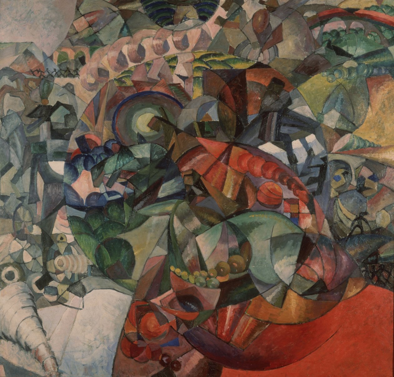 Alegoría de la Guerra Patriótica de 1812, 1912 de Aristarkh Vasilievic Lentulov