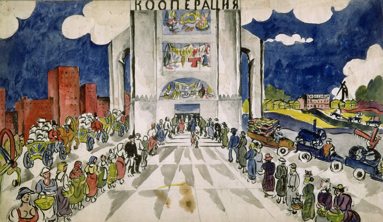 Las sociedades cooperativas de Aristarkh Vasilievic Lentulov