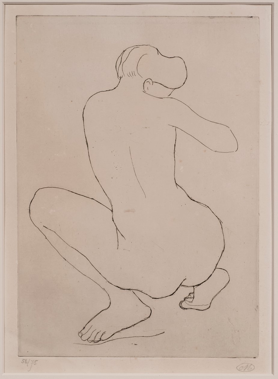 Mujer agachada de Aristide Maillol